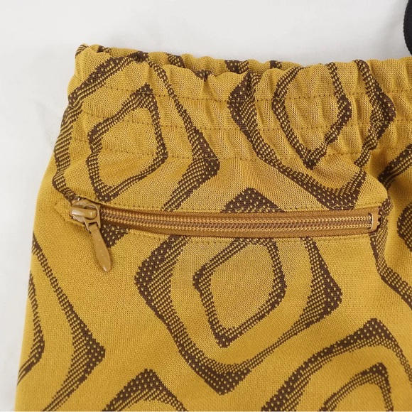 Needles Track Jacket And Pants In Polyester Jacquard Mustard Sz M Made in Japan - Picture 14 of 16